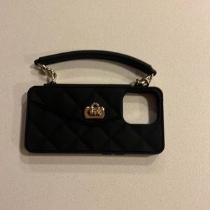 Purse black phone case